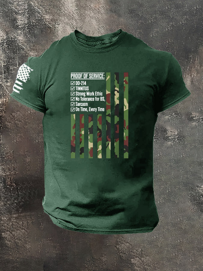 Proof Of The Service Pattern 100% Cotton T-Shirt