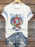 Women's Gulf Of Mexico Print T-Shirt