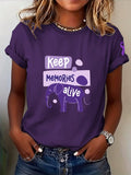 Alzheimer's Awareness Purple T-Shirt
