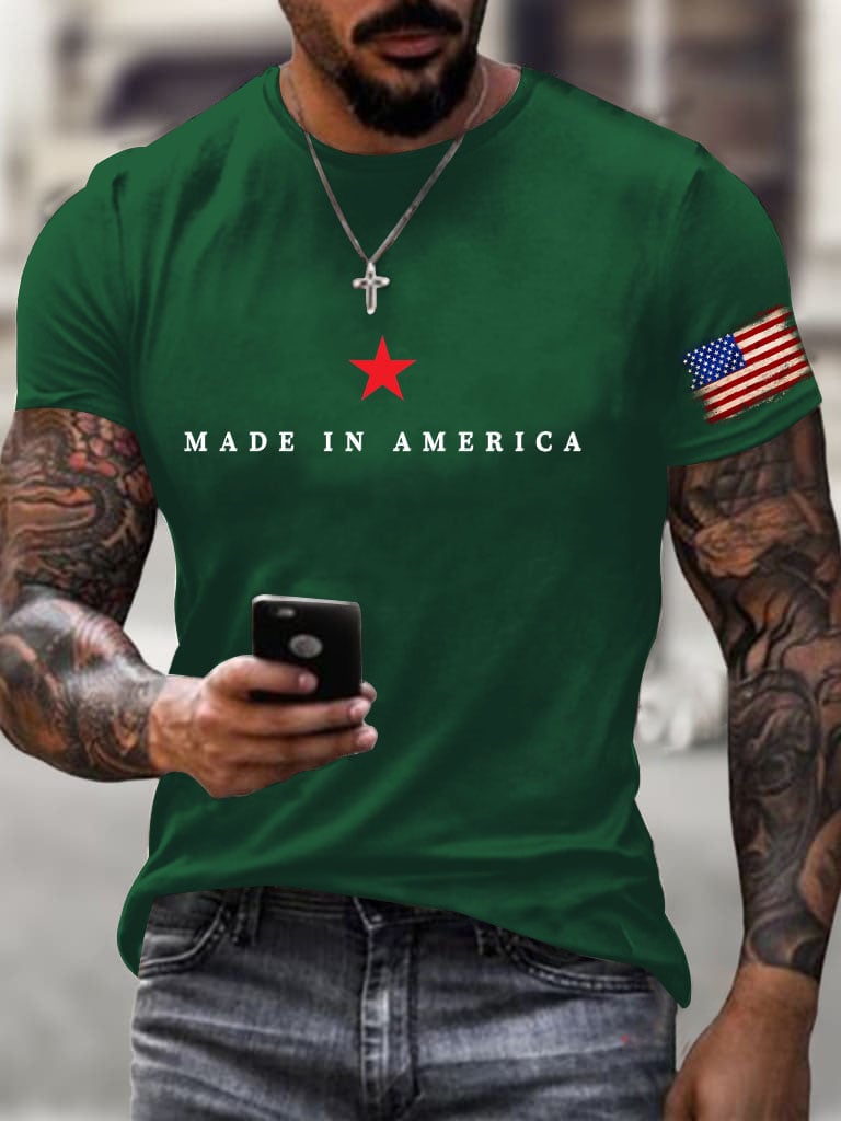 Men'S Made In America printed T-Shirt