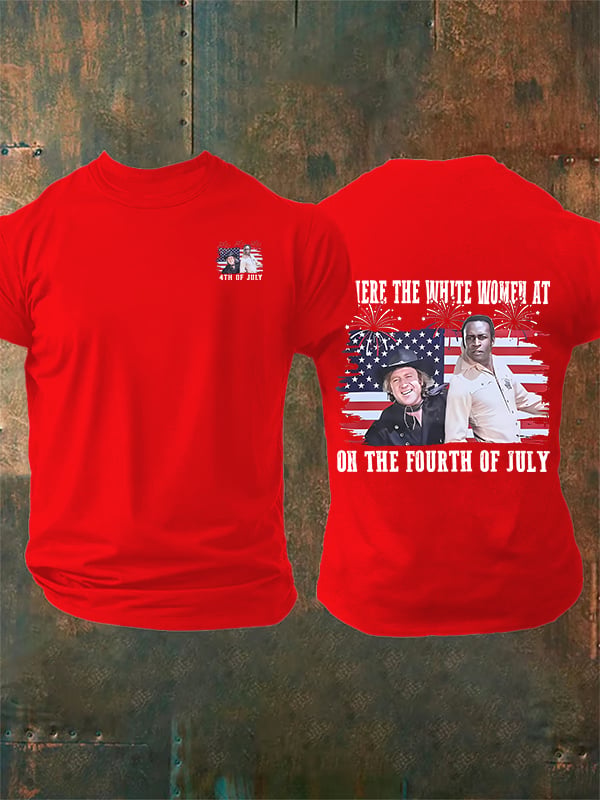 Men's ON THE FOURTH OF JULY Print T-Shirt