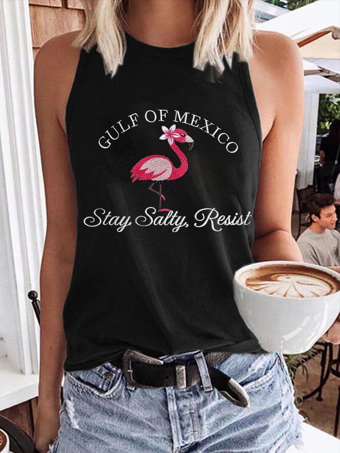 Women's Gulf Of Mexico Print Tank Top