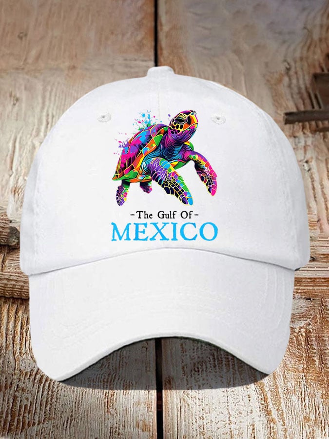 Gulf Of Mexico Print Baseball Cap