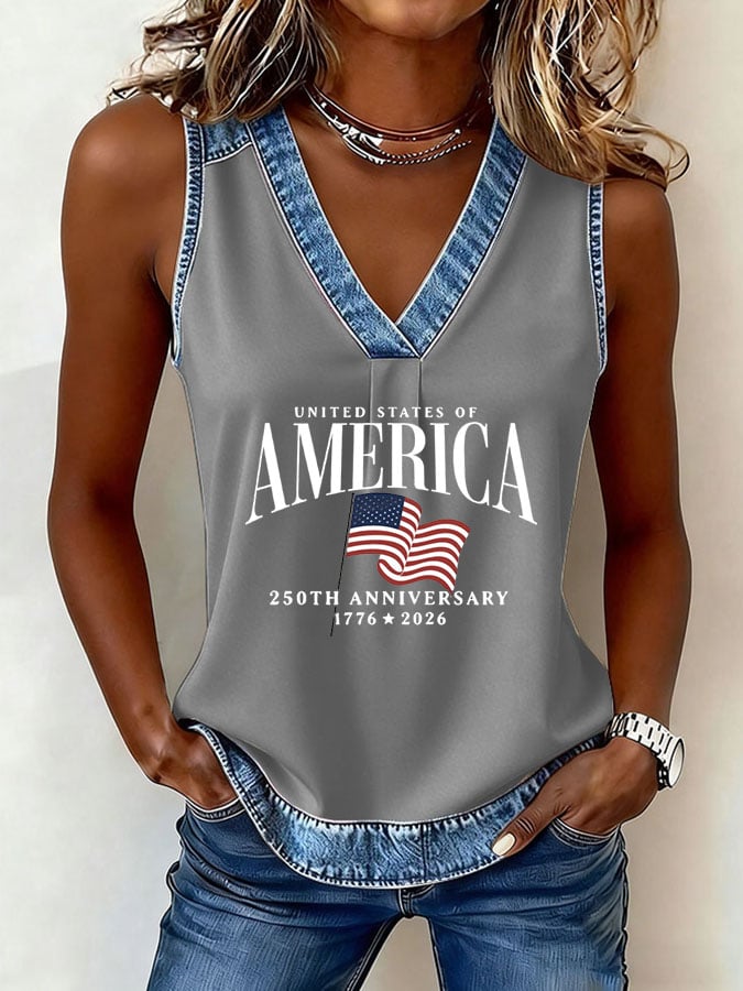 Women's Casual Printed Vest