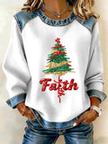 Women's Christmas Faith Casual Sweatshirt