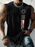 This is My Pride Flag Pattern Round Neck 100% Cotton Tank Top