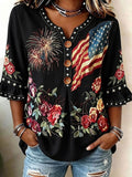 Women's American 250th Print Shirt