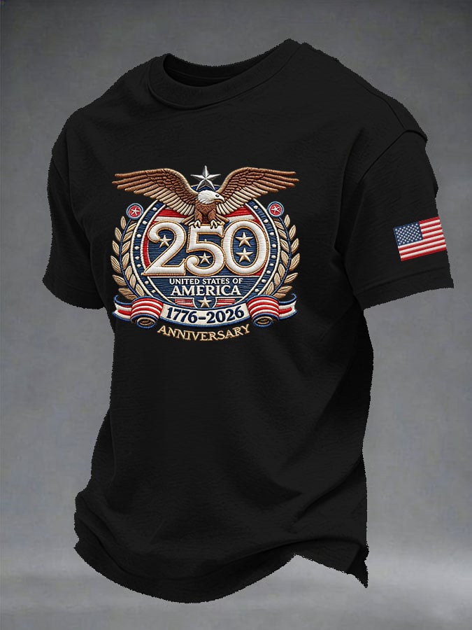 Men's Casual Printed Short-Sleeve T-Shirt