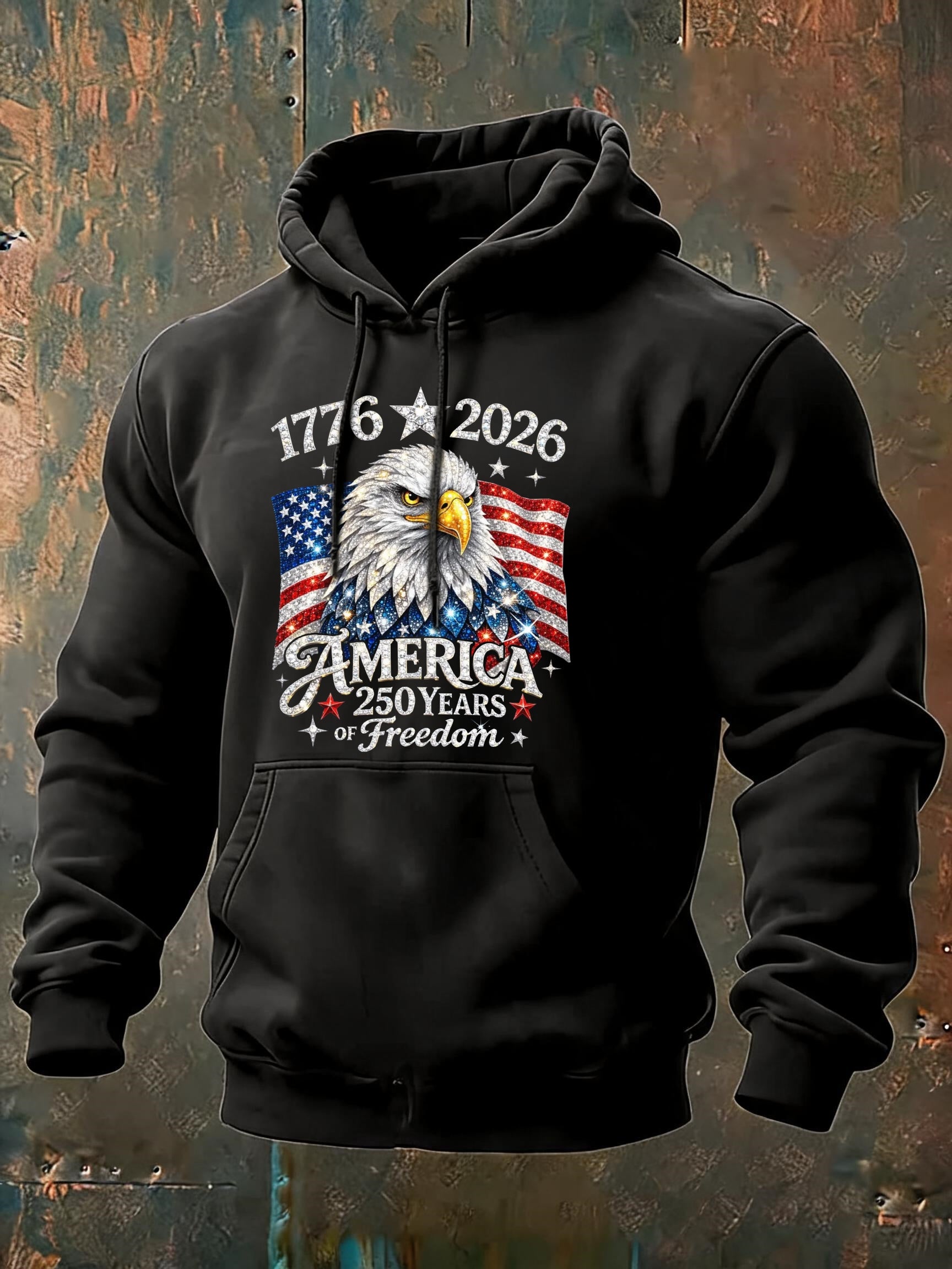 250th Anniversary Of American Freedom Cotton Hoodie