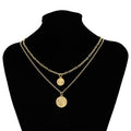 Women'S Vintage Gold Chain Multi-Layer Necklace