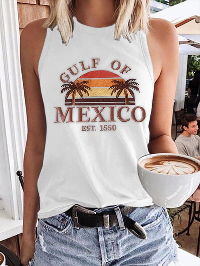 Women's Gulf of Mexico Est 1550 Print Vest
