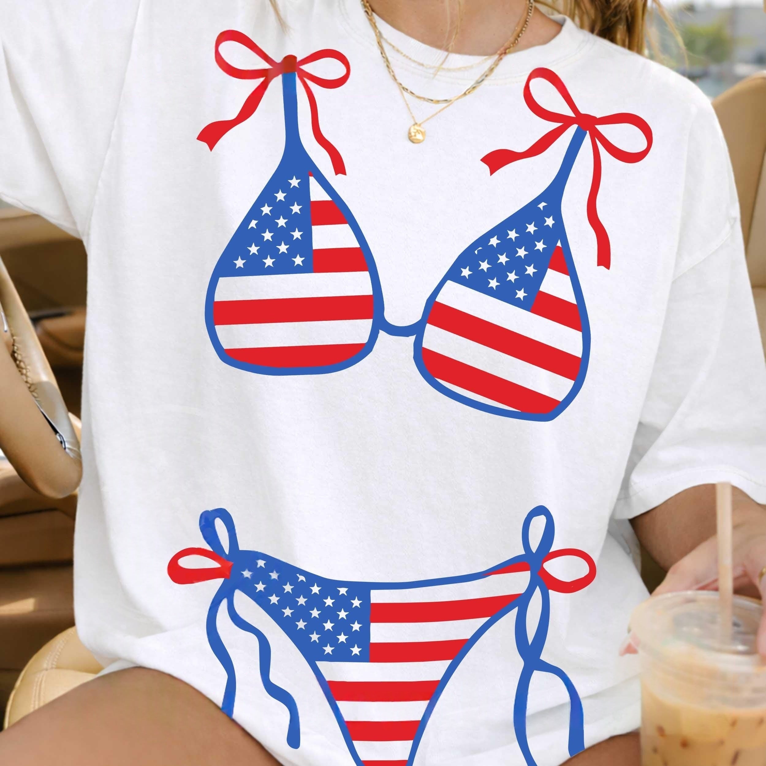 Casual Beach Bikini Short-Sleeved T-Shirt