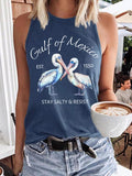 Women's Gulf Of Mexico Print Tank Top