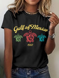 Women's Gulf Of Mexico Print T-Shirt