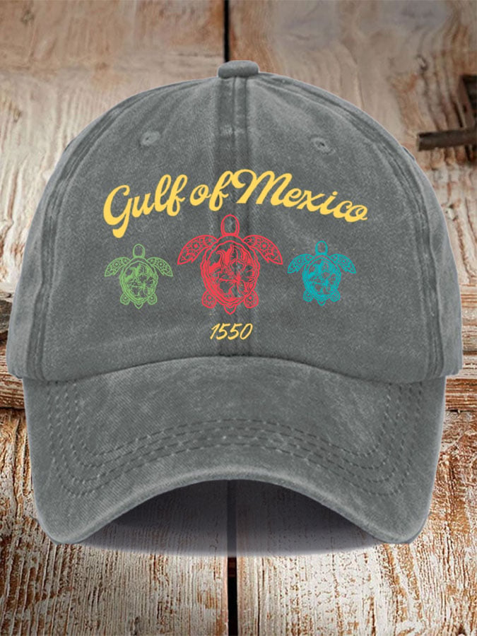 Unisex Gulf Of Mexico Print Hat