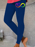 Autism Infinity Print Leggings
