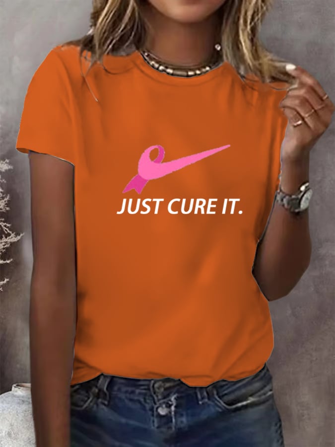 Women's JUST CURE IT Print T-Shirt