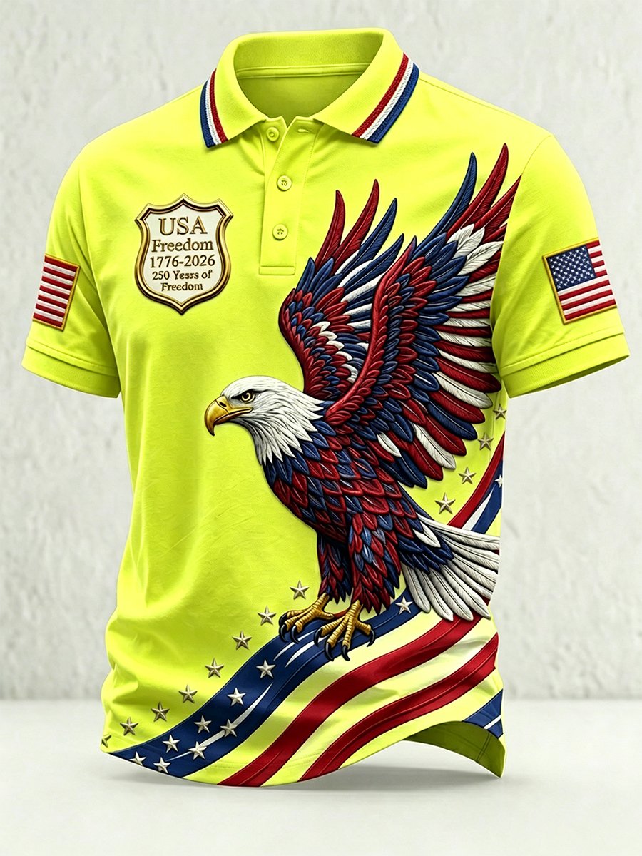Men's U.S. 250th Anniversary Short-Sleeve Polo Shirt