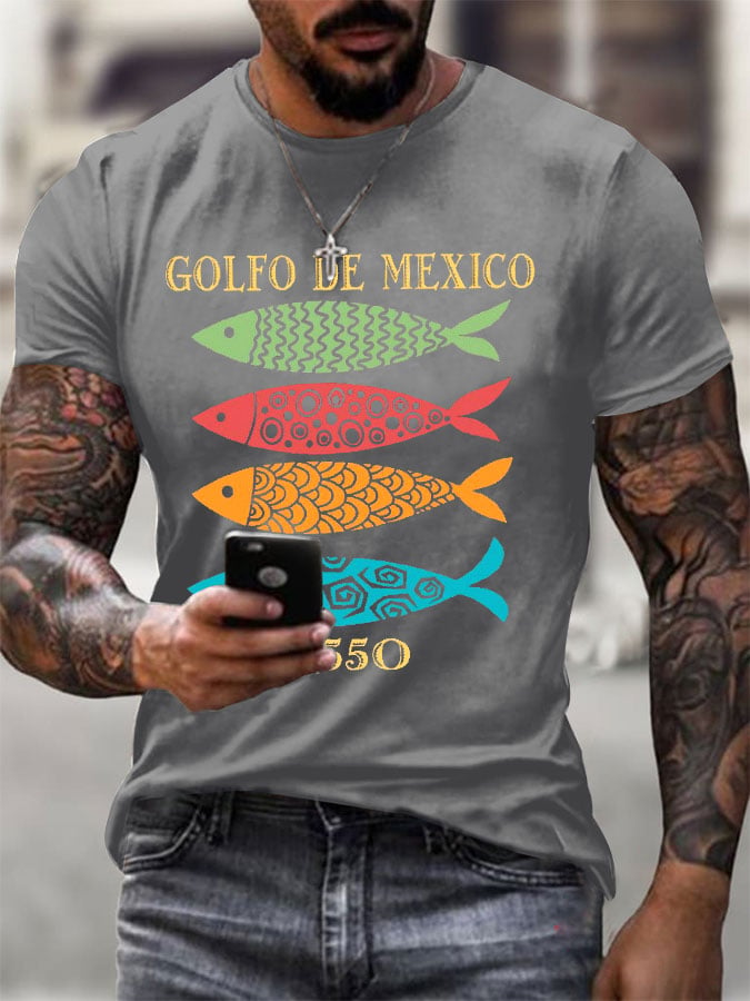 Men's Gulf Of Mexico Print T-Shirt