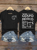 Women's Gulf of Mexico 1550 Printed Short-Sleeved T-Shirt