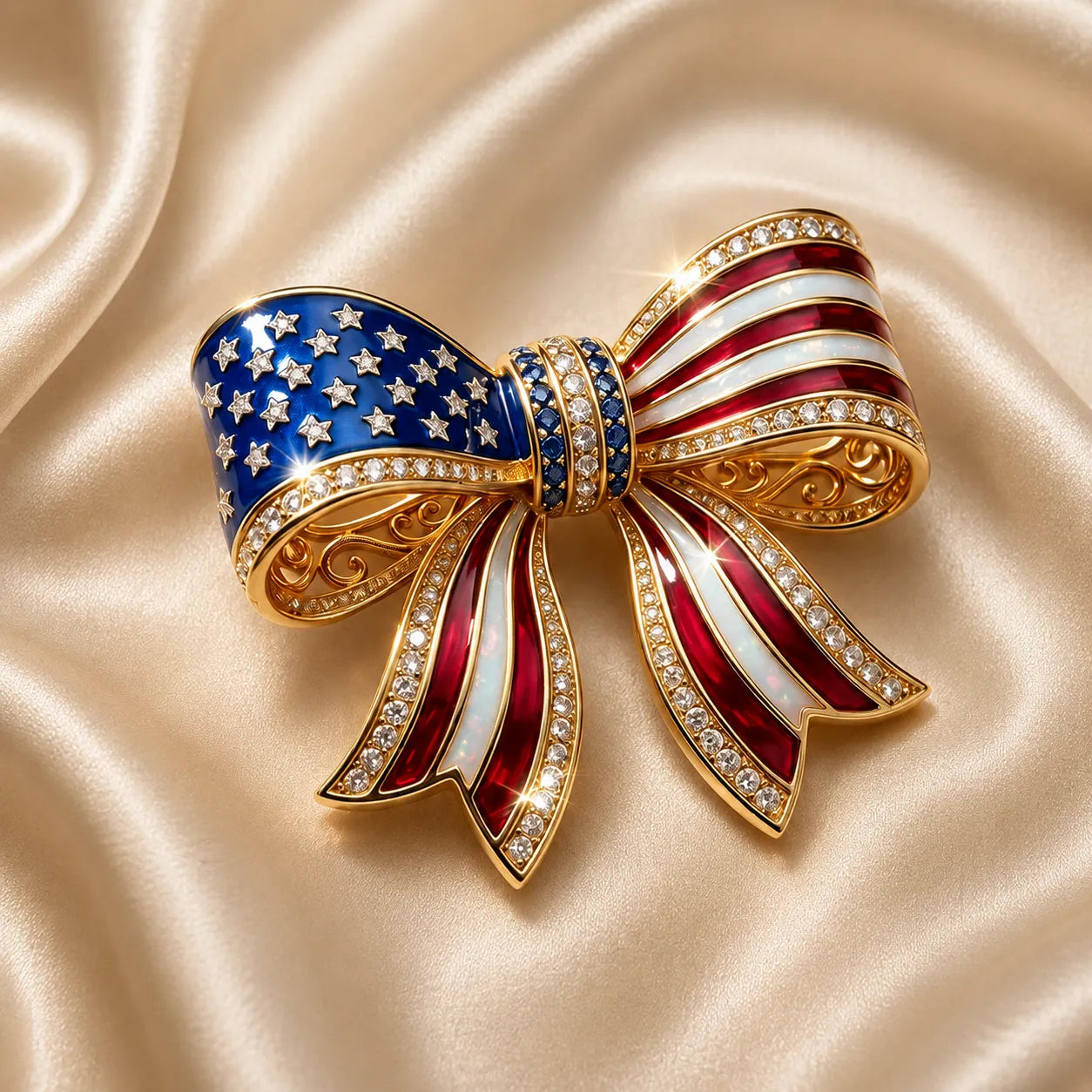 Commemorative Liberty Bow Pin