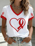 Women's Casual Print Short-Sleeve T-Shirt