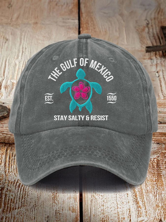 Gulf Of Mexico Print Baseball Cap