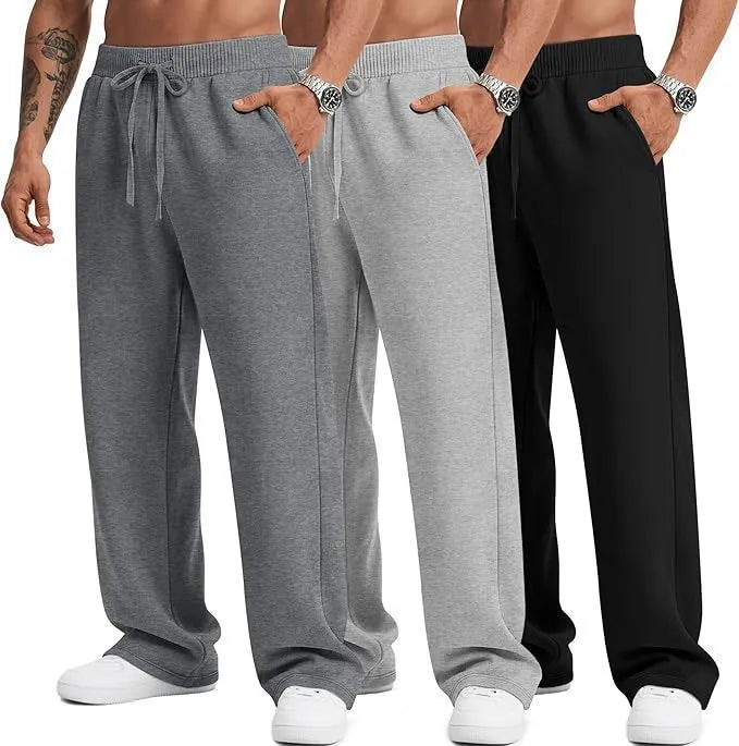 Men's Loose Fitting Casual Pants for Relaxed Fit Oversize Clothing Comfortable Drawstring Lounge