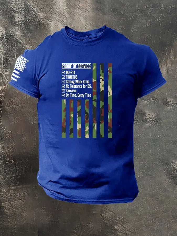 Proof Of The Service Pattern 100% Cotton T-Shirt