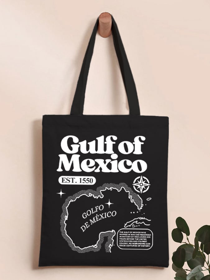 Gulf of Mexico Est 1550 Printed Shoulder Bag Handbag