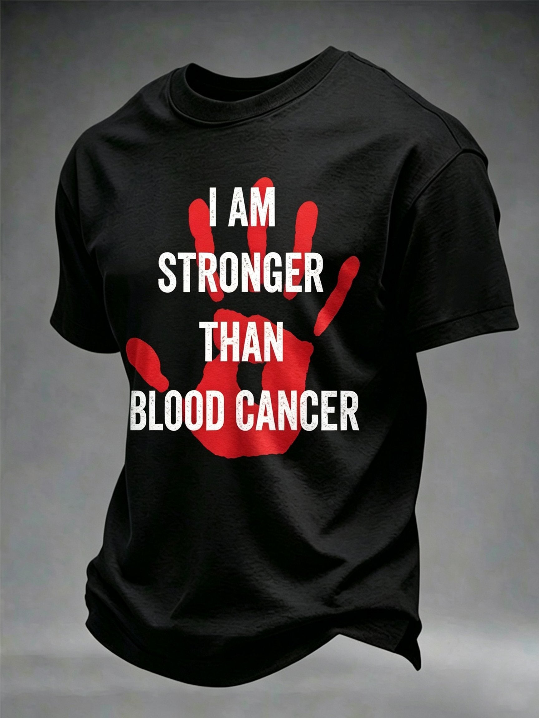 Men's Blood Cancer Awareness Graphic T-Shirt