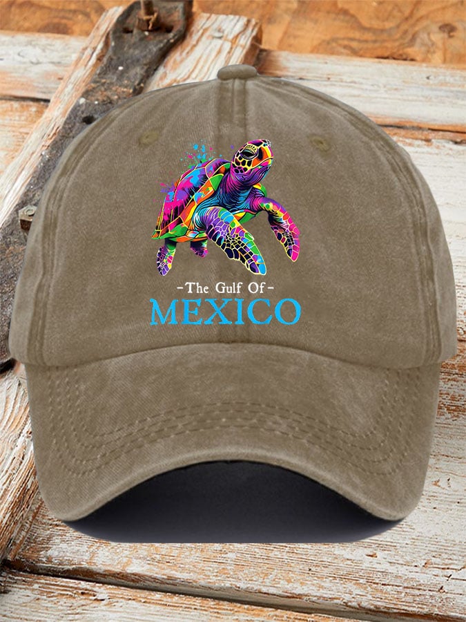 Gulf Of Mexico Print Baseball Cap
