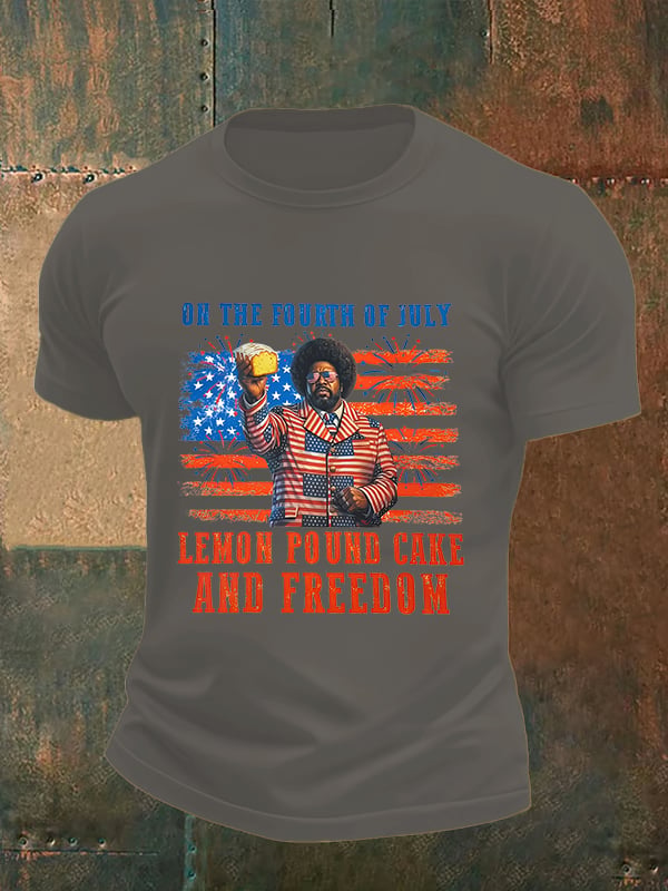 Men's Lemon Pound Cake  Printed T-Shirt