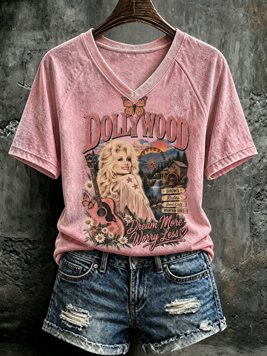 Women'S Country Music Legend Tribute Print T-Shirt