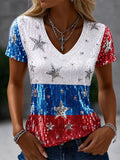 Women'S American 250th Anniversary Print Short-Sleeve T-Shirt