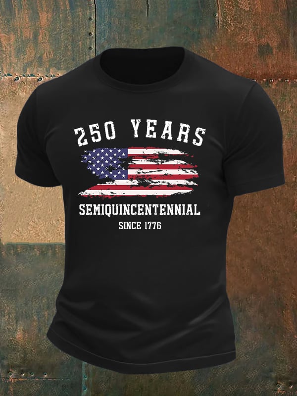 Men's 250 Years Semiquincentennial Since 1776 T-Shirt