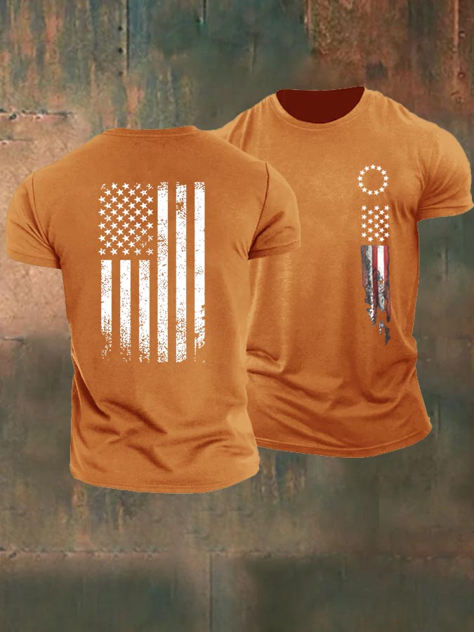 250th Anniversary Pattern 100% Cotton T-Shirt