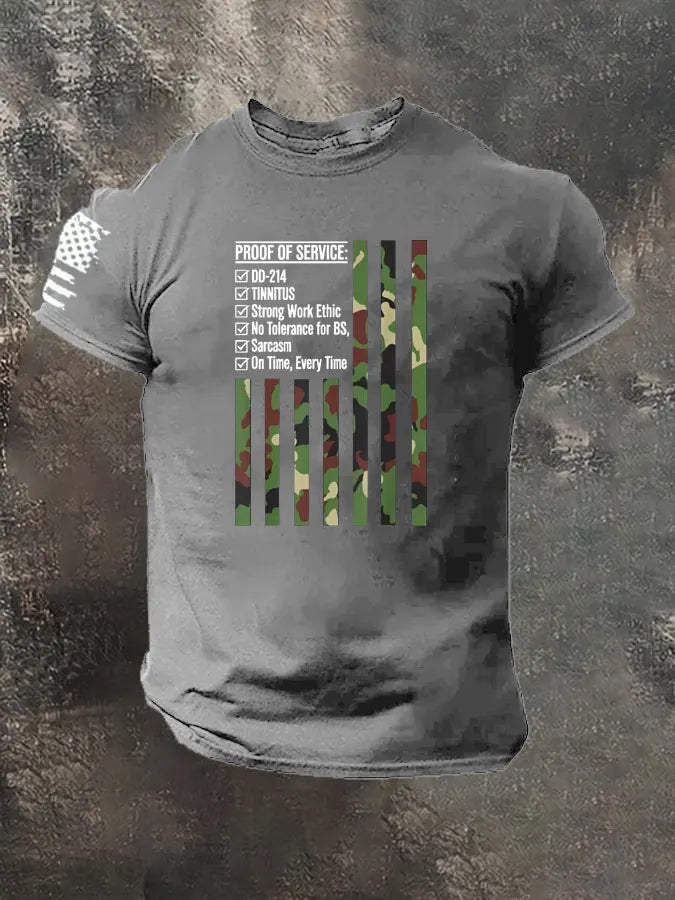 Proof Of The Service Pattern 100% Cotton T-Shirt