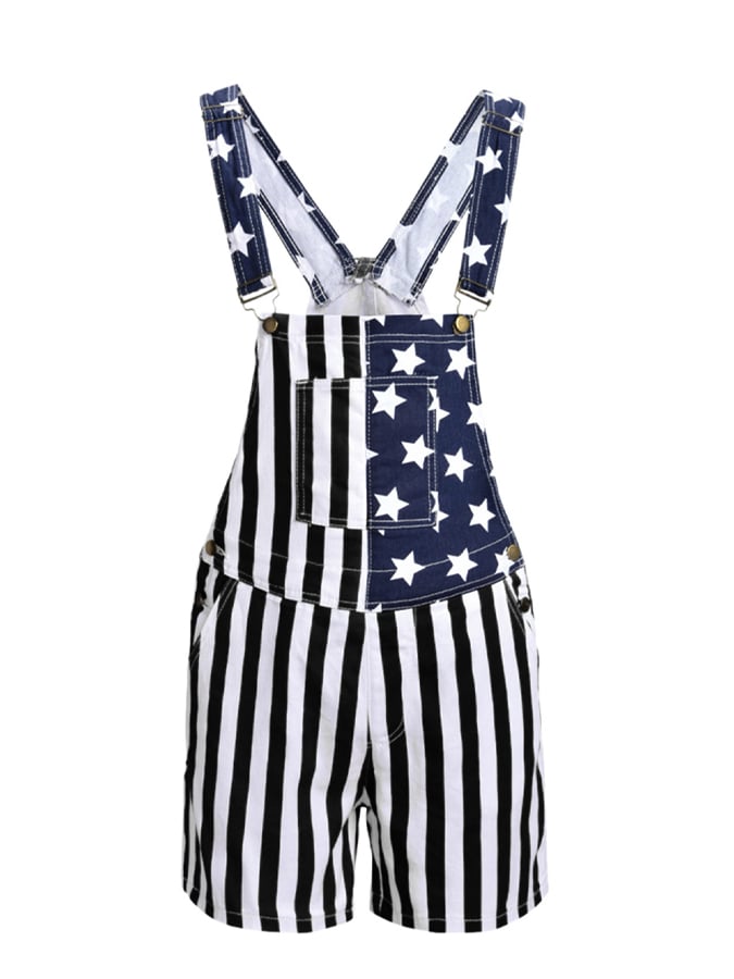 Men's Retro Independence Day Overalls