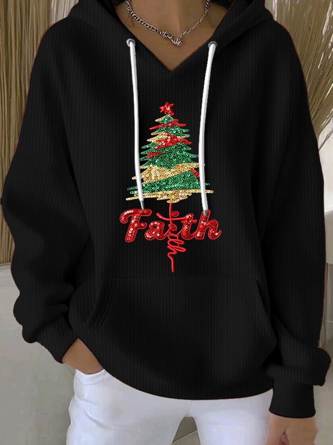 Women's Christmas Faith Casual Sweatshirt