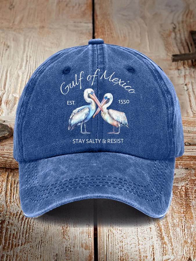 Gulf Of Mexico Print Baseball Cap
