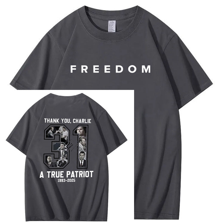 A Ture Patriot   Pattern100% Cotton T-Shirt