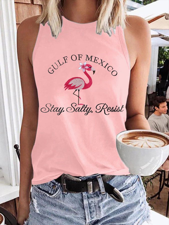 Women's Gulf Of Mexico Print Tank Top