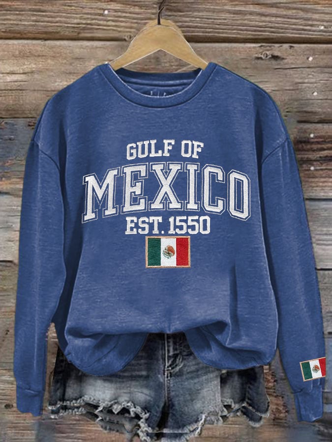 Women'S Gulf Of Mexico Print Sweatshirt
