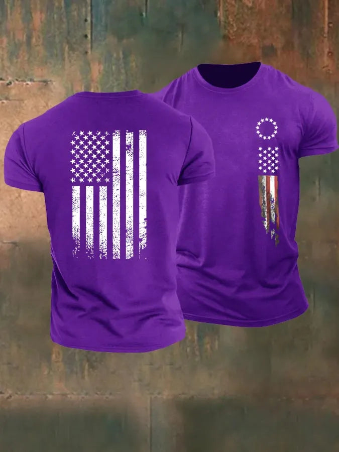 250th Anniversary Pattern 100% Cotton T-Shirt