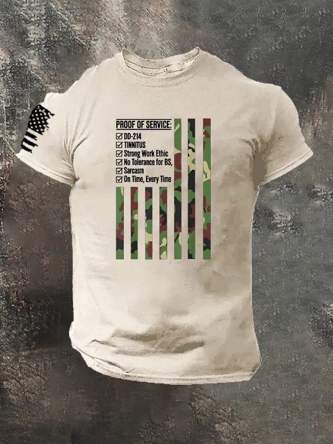 Proof Of The Service Pattern 100% Cotton T-Shirt