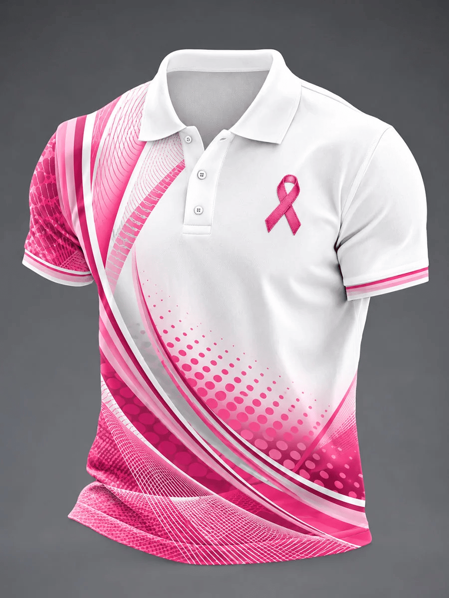 Men's Real Men Wear Pink Breast Cancer Awareness Shirt
