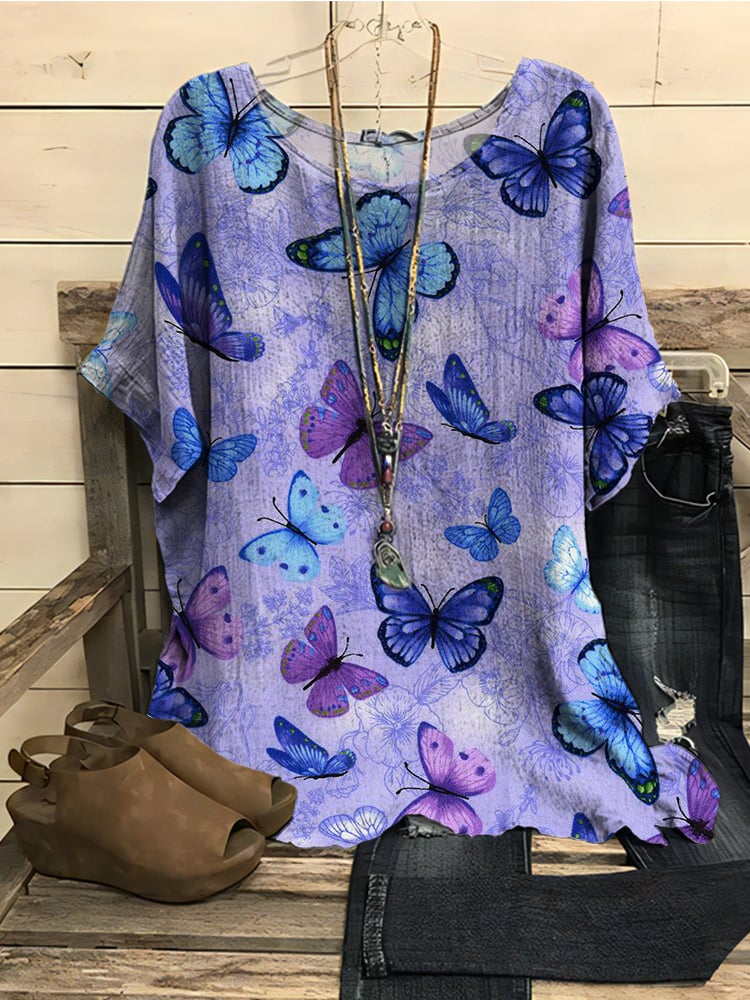 Women's Alzheimers Awareness Print Top