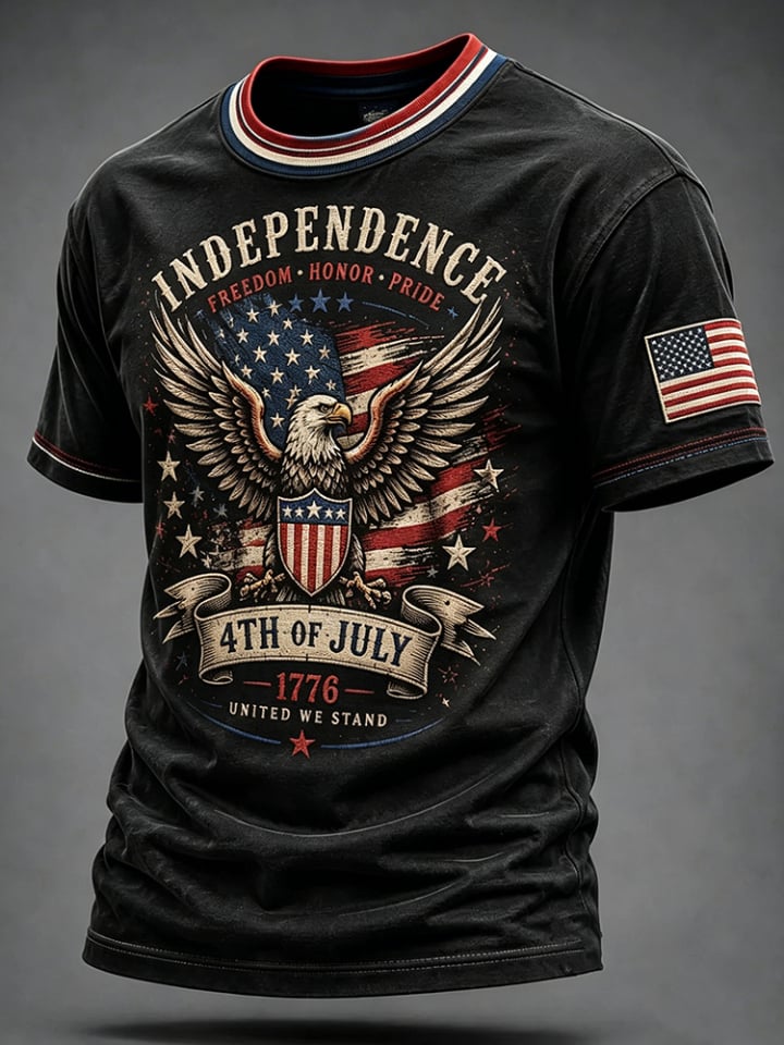 Men's USA 250th Anniversary Printed T-shirt