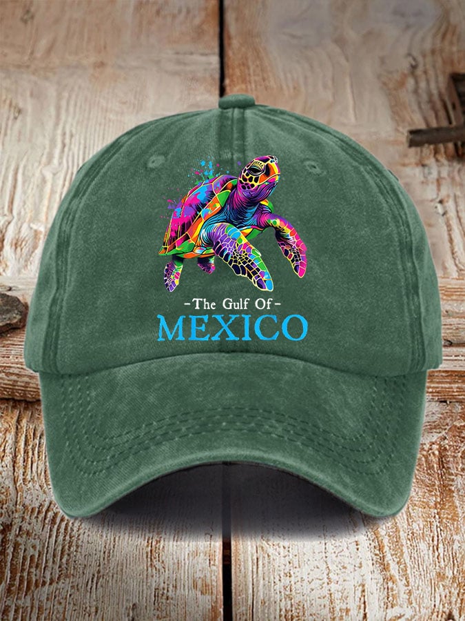 Gulf Of Mexico Print Baseball Cap